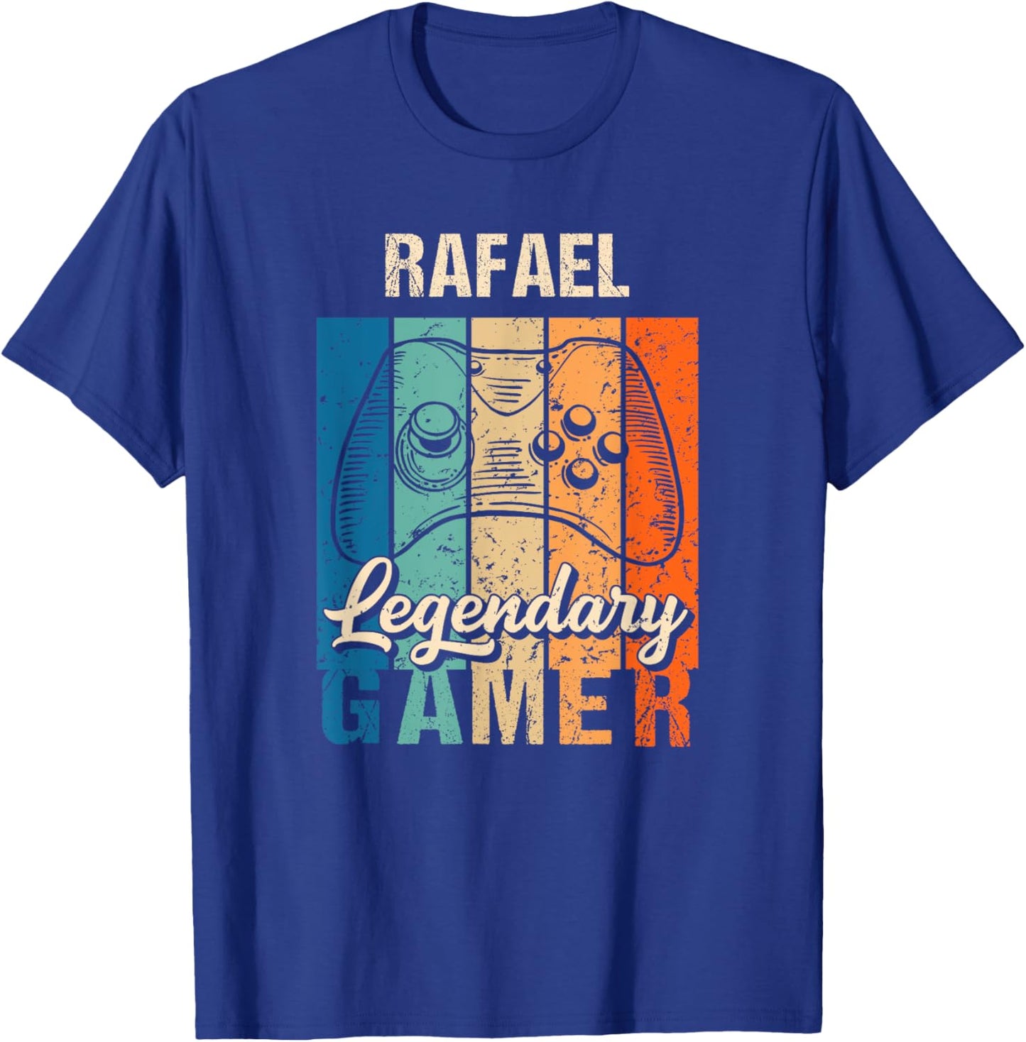 Rafael Name Gift - Personalized Legendary Gamer T-Shirt - T-Shirt | Royal