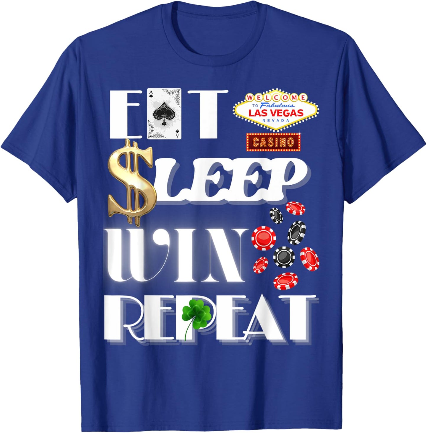 Funny Las Vegas Casino Trip Party Couple Family Matching T-Shirt - T-Shirt | Royal