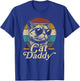 Retro Cat Daddy 80s 90S Style Cat Sunglasses vintage T-Shirt - T-Shirt | Royal