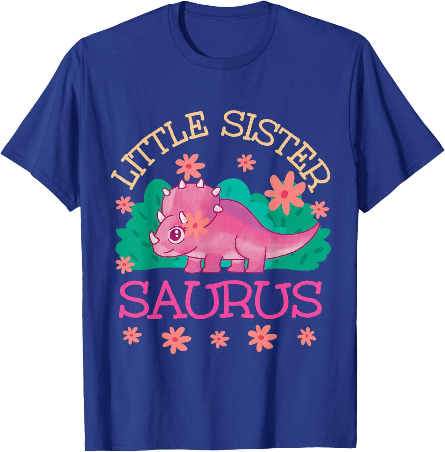 Little Sister Saurus T-Shirt - T-Shirt | Royal