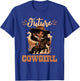 Future Cowgirl Toddler, African American Rodeo Girl Kids T-Shirt - T-Shirt | Royal
