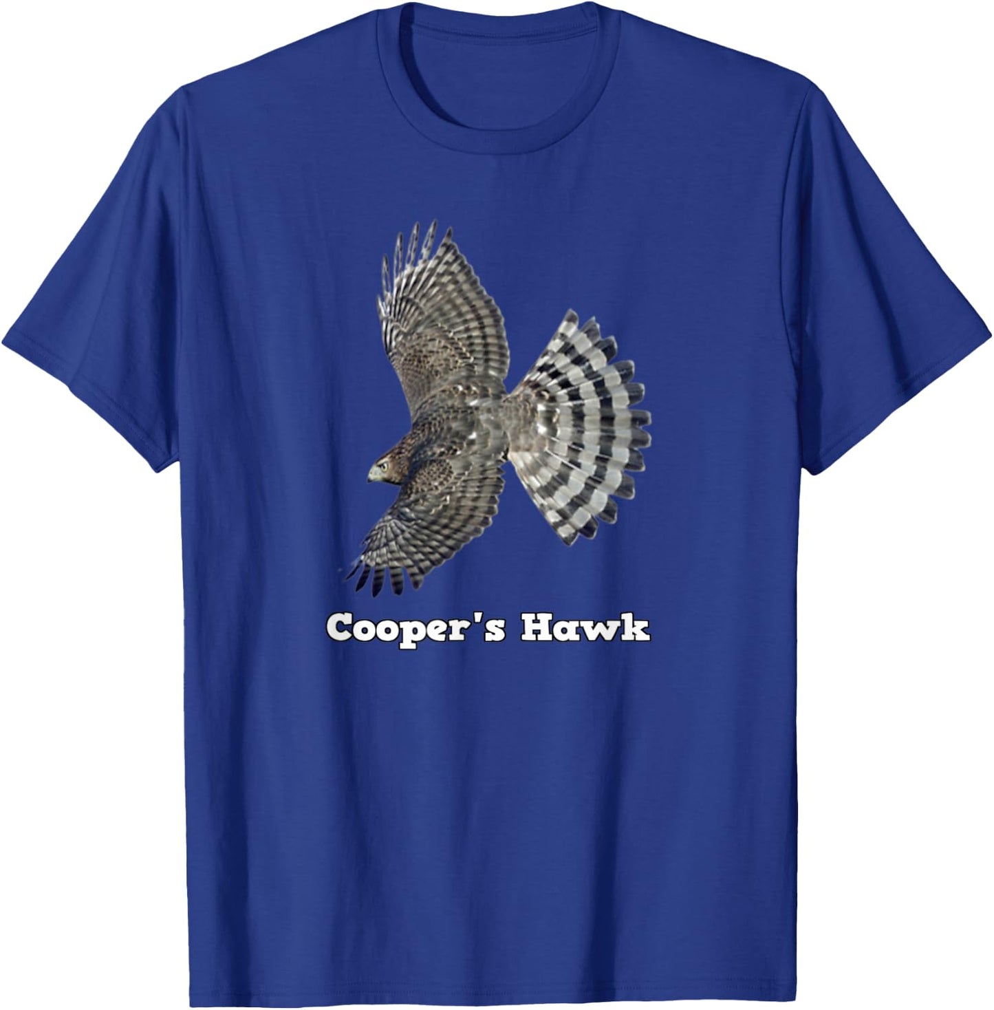 Cooper's Hawk Wildlife T-Shirt - T-Shirt | Royal