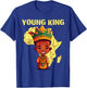 Cool African Kente Art Men Boys Kids African American Print T-Shirt - T-Shirt | Royal