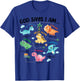 God Says I Am Funny Dinosaur Bible Verse Christian Kids Boys T-Shirt - T-Shirt | Royal
