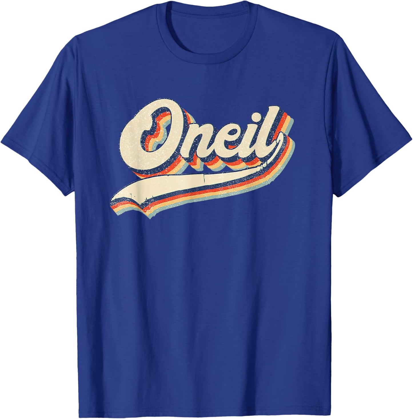ONEIL Surname Retro Vintage 80s 90s Birthday Reunion T-Shirt - T-Shirt | Royal