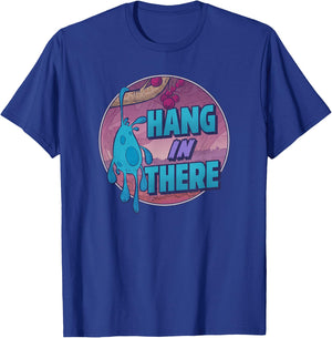 Disney Strange World Splat Hang In There Badge T-Shirt - T-Shirt | Royal