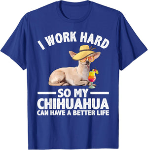 Cool Chihuahua Art Women Chihuahua Lover Dog Owner T-Shirt - T-Shirt | Royal