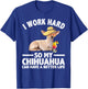 Cool Chihuahua Art Women Chihuahua Lover Dog Owner T-Shirt - T-Shirt | Royal