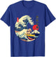 Poodle Japanese Kanagawa Wave Surf Loyal Dog Men Women Girls Kids T-Shirt - T-Shirt | Royal