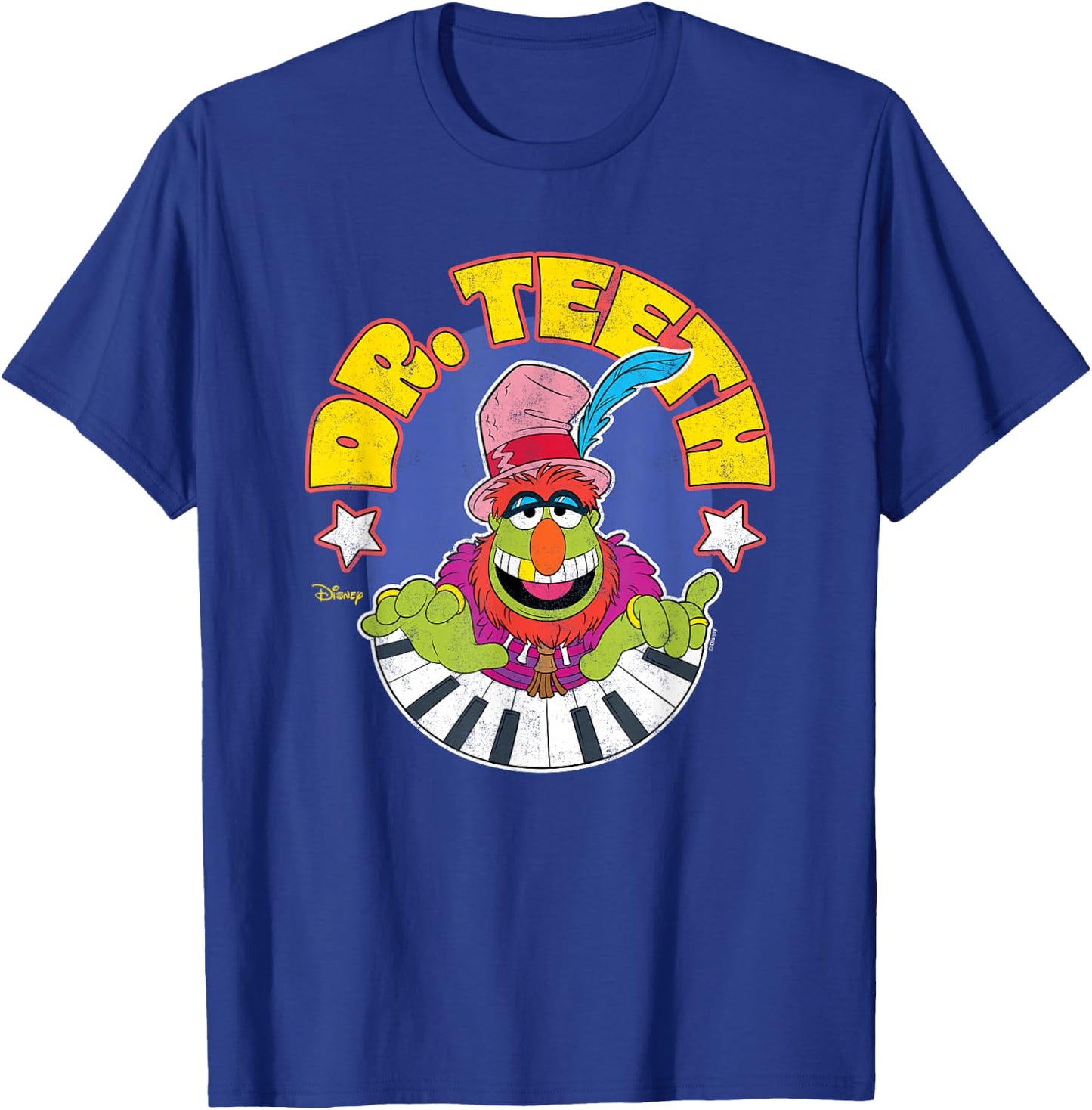 The Muppets - Electric Mayhem Dr. Teeth T-Shirt - T-Shirt | Royal