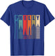 Philly Retro Vintage Philadelphia Skyline Philly City Pride T-Shirt - T-Shirt | Royal