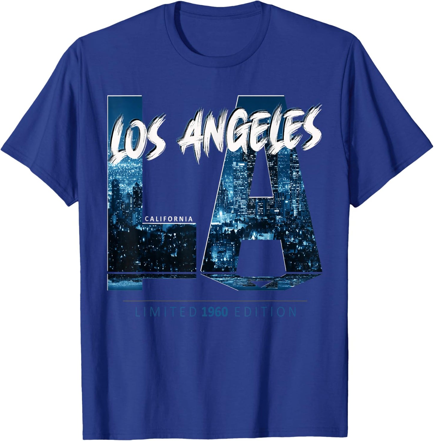 Los Angeles California Limited 1960 Edition T-Shirt - T-Shirt | Royal