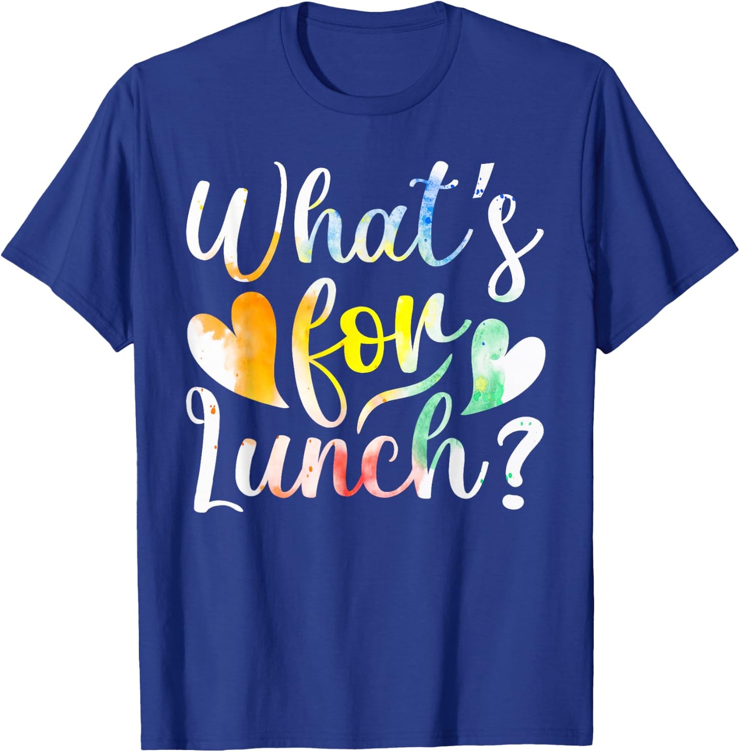 Lunch Lady What's for Lunch School Cafeteria Crew Worker T-Shirt - T-Shirt | Royal