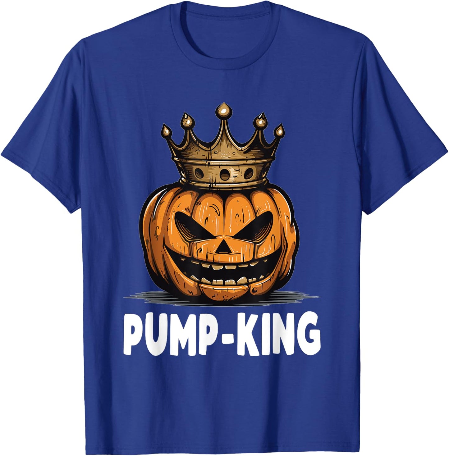 Pump King Couple Matching Halloween Outfits T-Shirt - T-Shirt | Royal