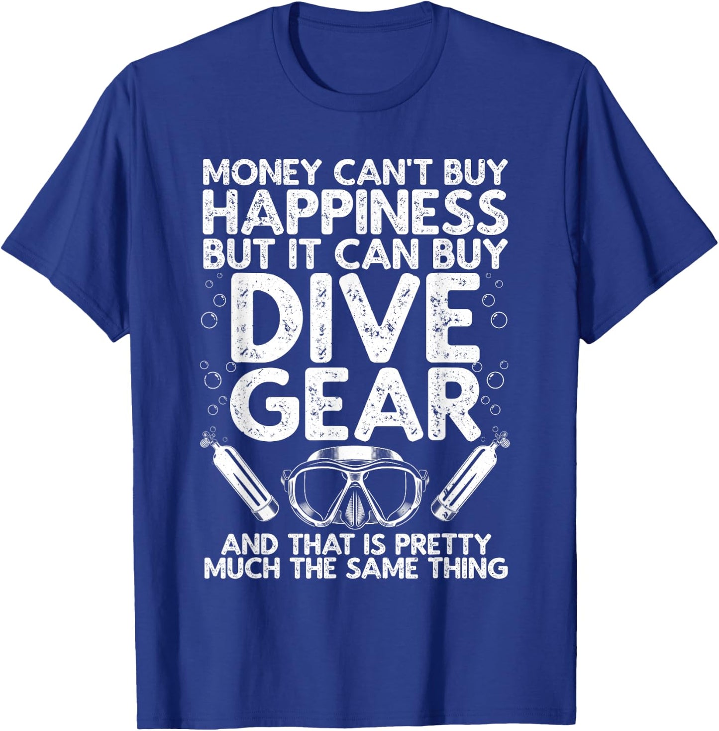 Funny Scuba Diver Design Women Scuba Diving Lover T-Shirt - T-Shirt | Royal