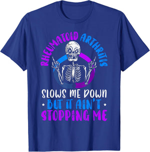 Rheumatoid Arthritis Warrior Autoimmune Disorder T-Shirt - T-Shirt | Royal
