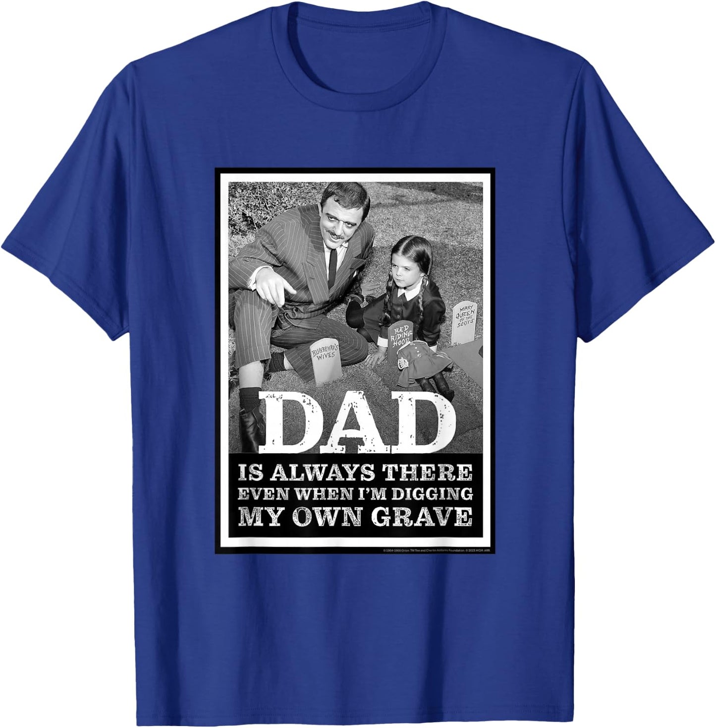 The Addams Family TV Series – Father's Day Gomez & Wednesday T-Shirt - T-Shirt | Royal