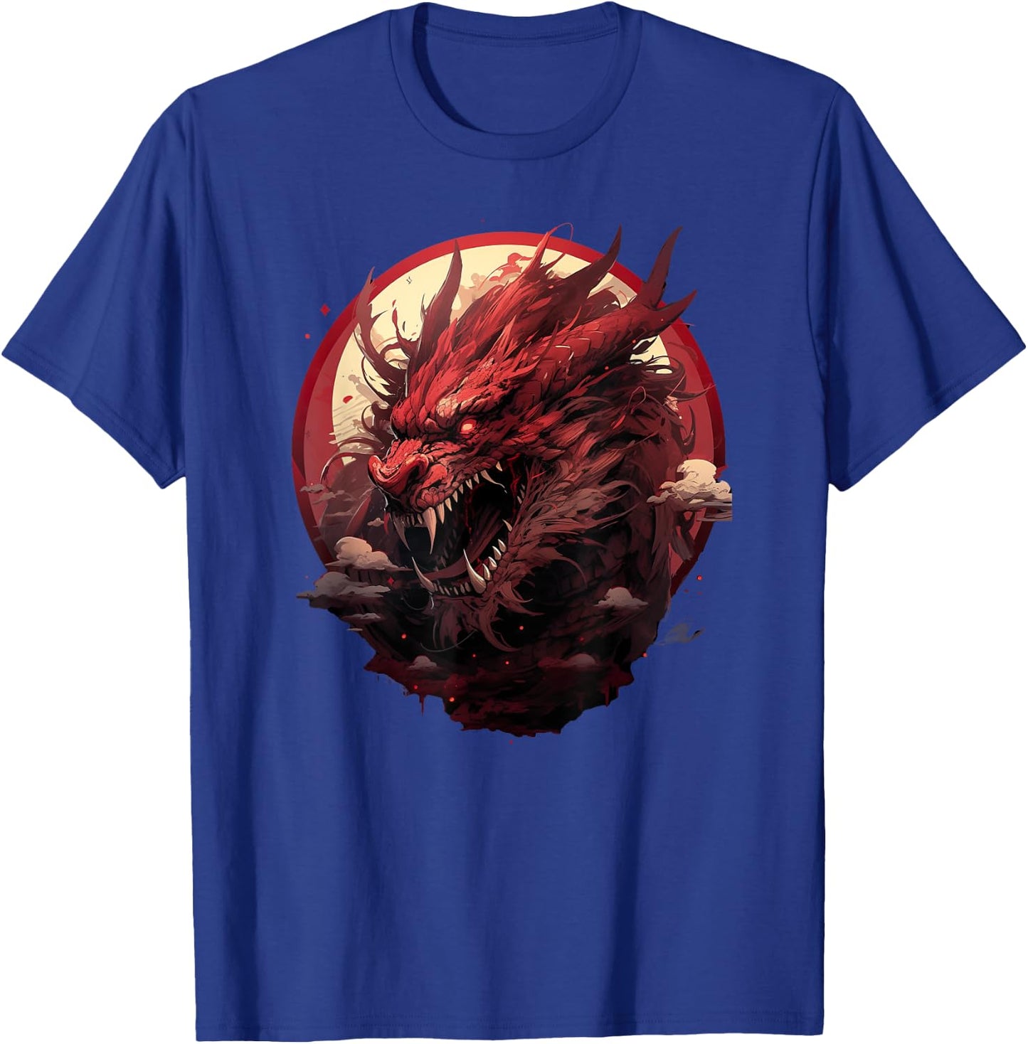 Japanese Aesthetic Dragon japanese art Japan Tattoo T-Shirt - T-Shirt | Royal