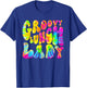 Groovy Lunch Lady Shirt, Cafeteria Canteen Tie Dye Groovy T-Shirt - T-Shirt | Royal