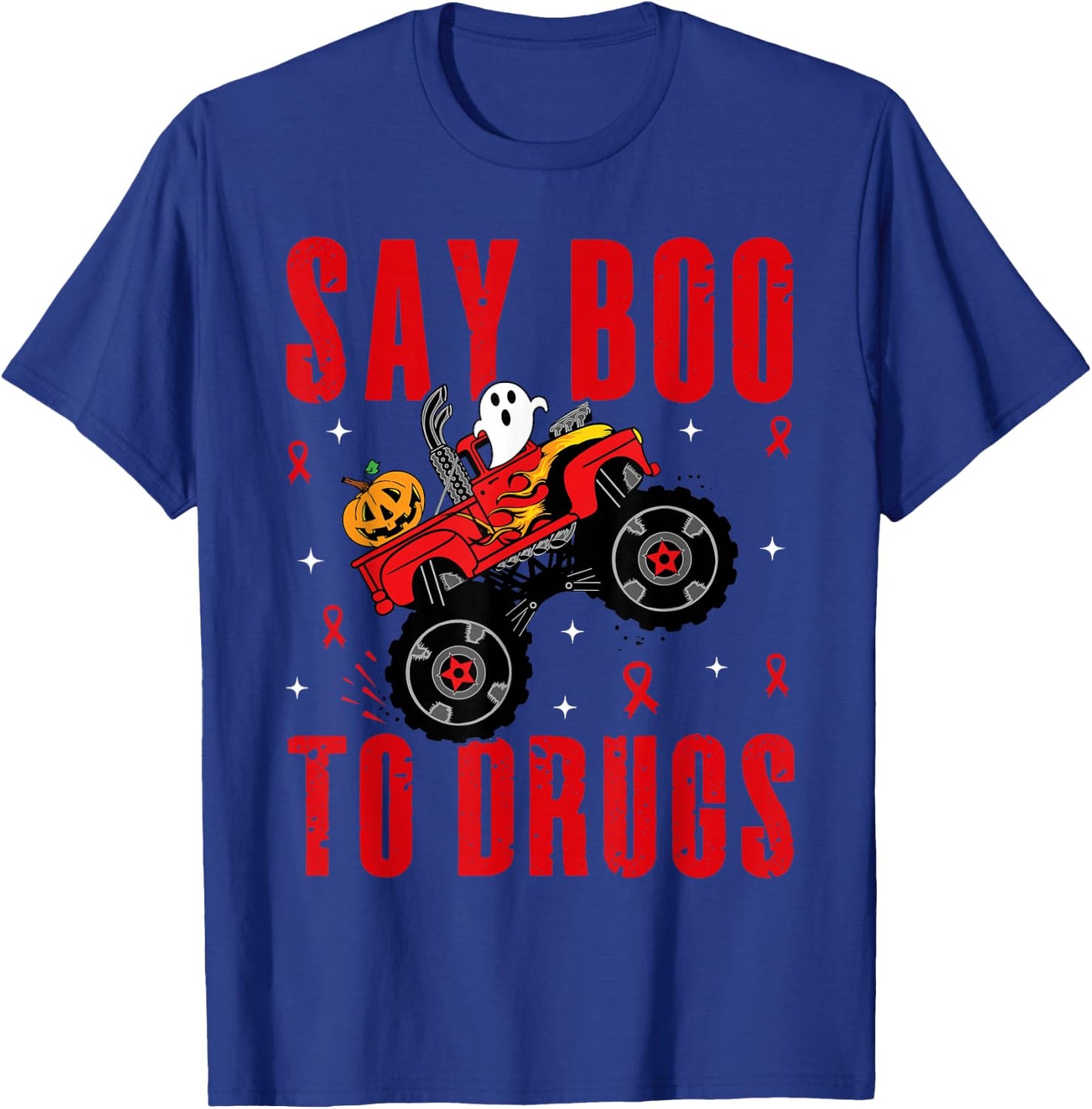 Red Ribbon Week Awareness Halloween Women Men Toddler Kids T-Shirt - T-Shirt | Royal