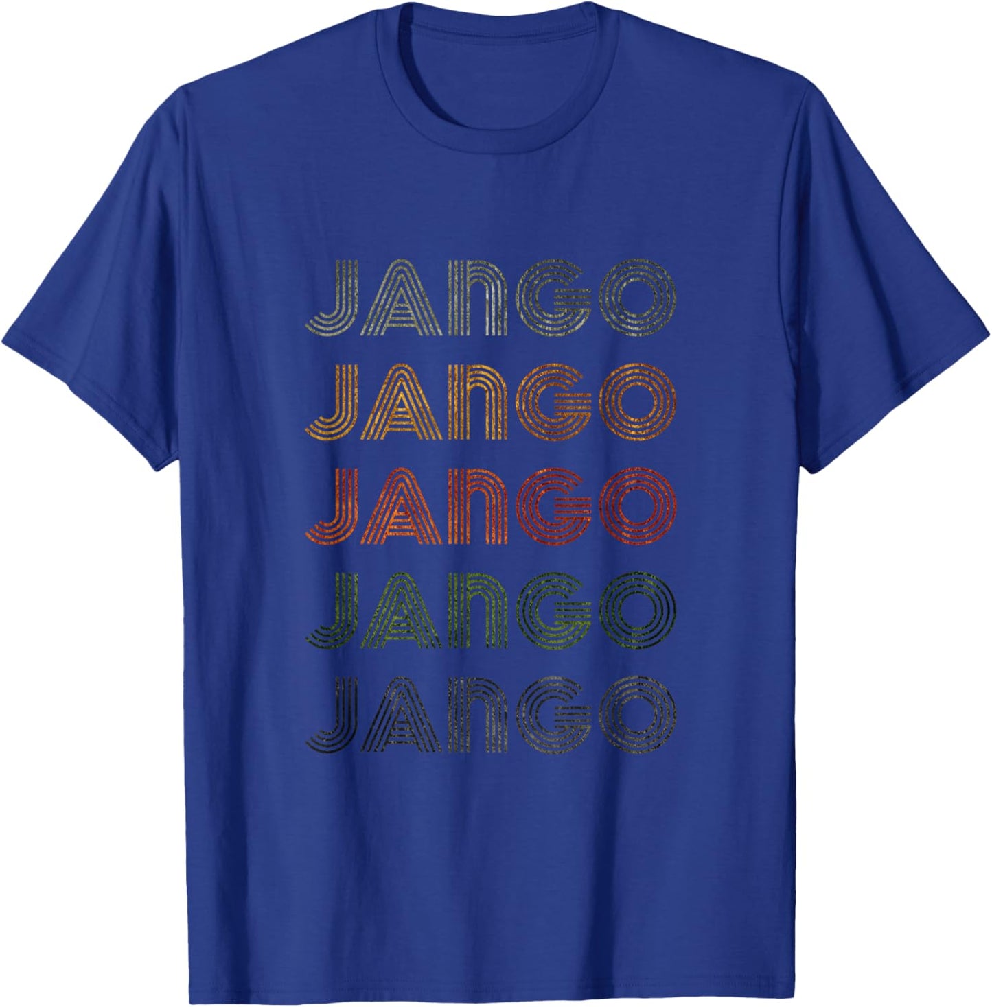 Love Heart Jango Grunge Vintage Style Black Jango T-Shirt - T-Shirt | Royal