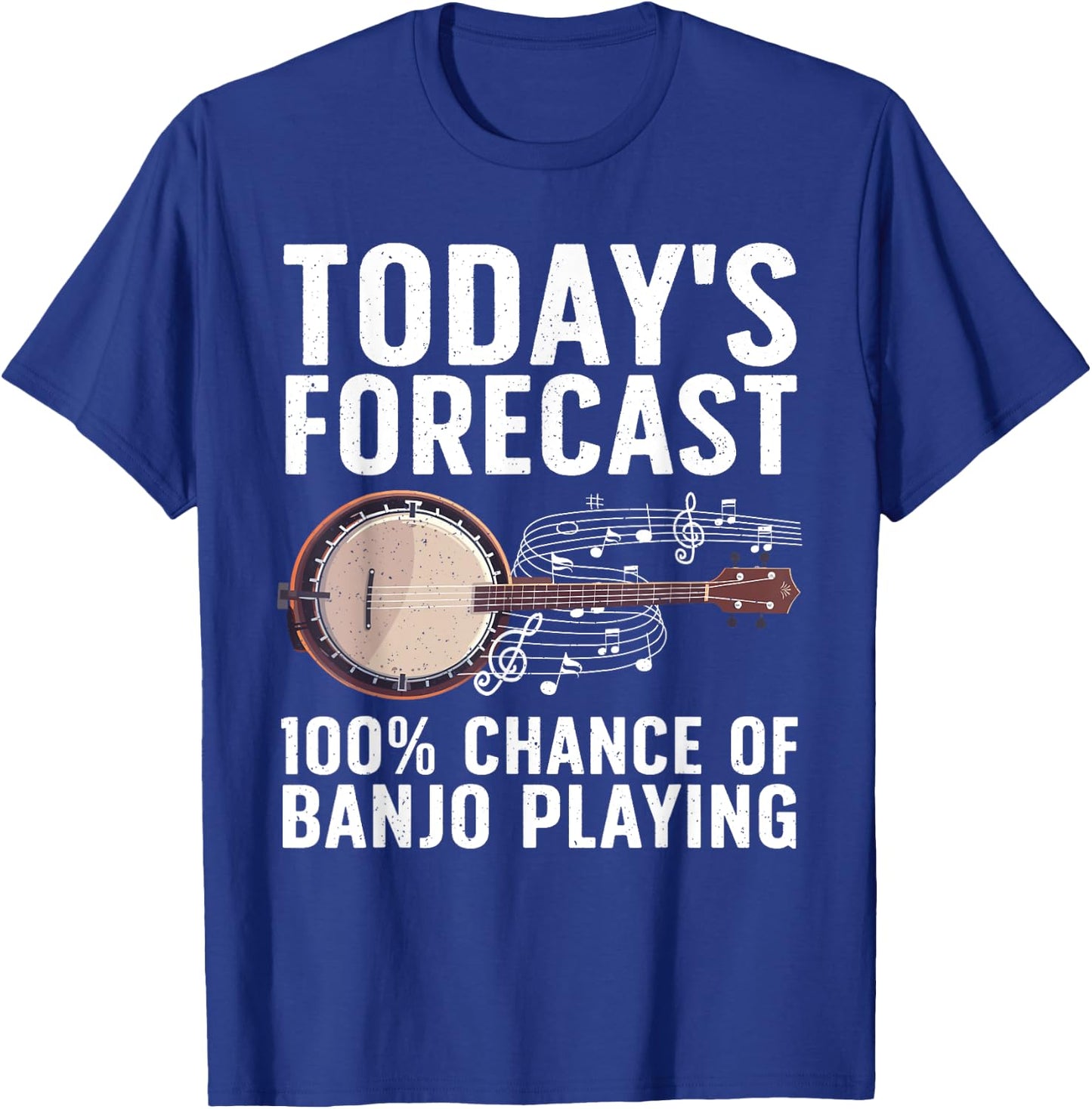 Funny Banjo Art Women Bluegrass Instrument Player T-Shirt - T-Shirt | Royal