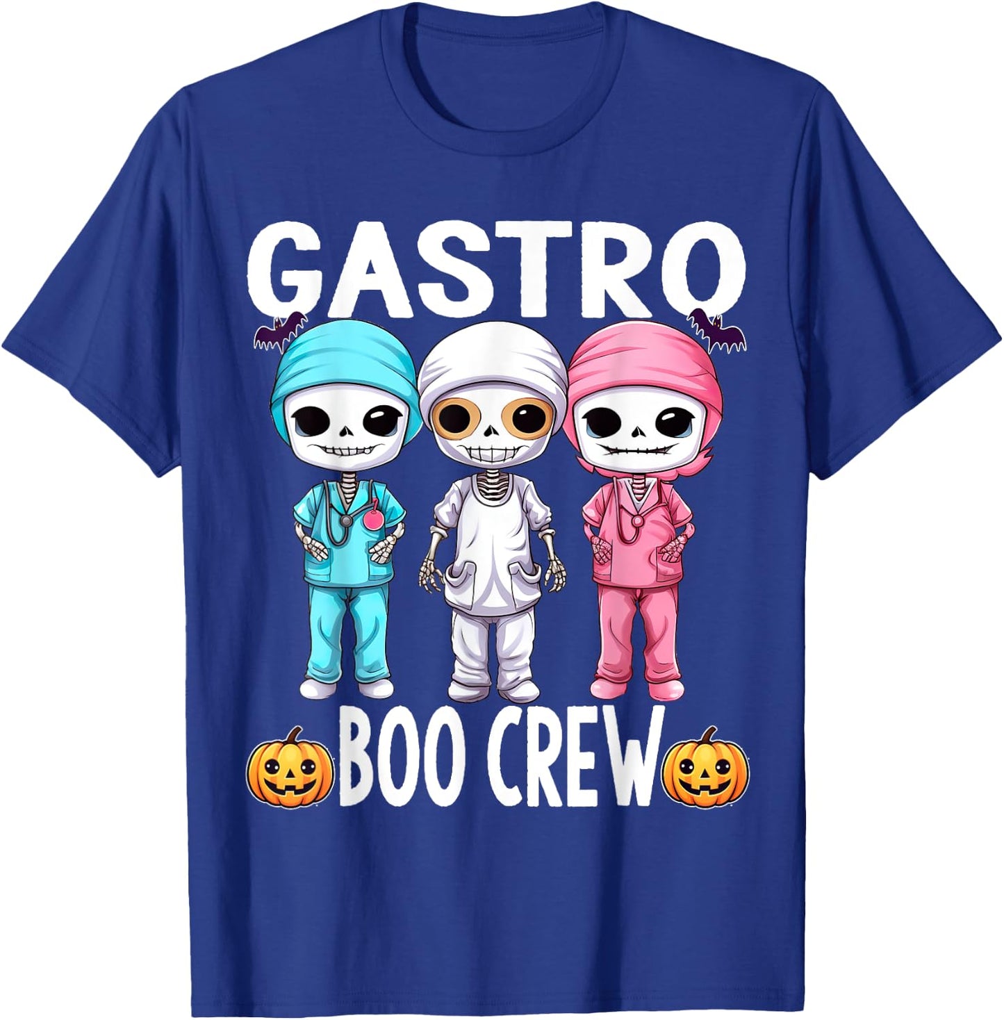 Gastro Nurse Doctor Halloween Crew Boo Funny T-Shirt - T-Shirt | Royal