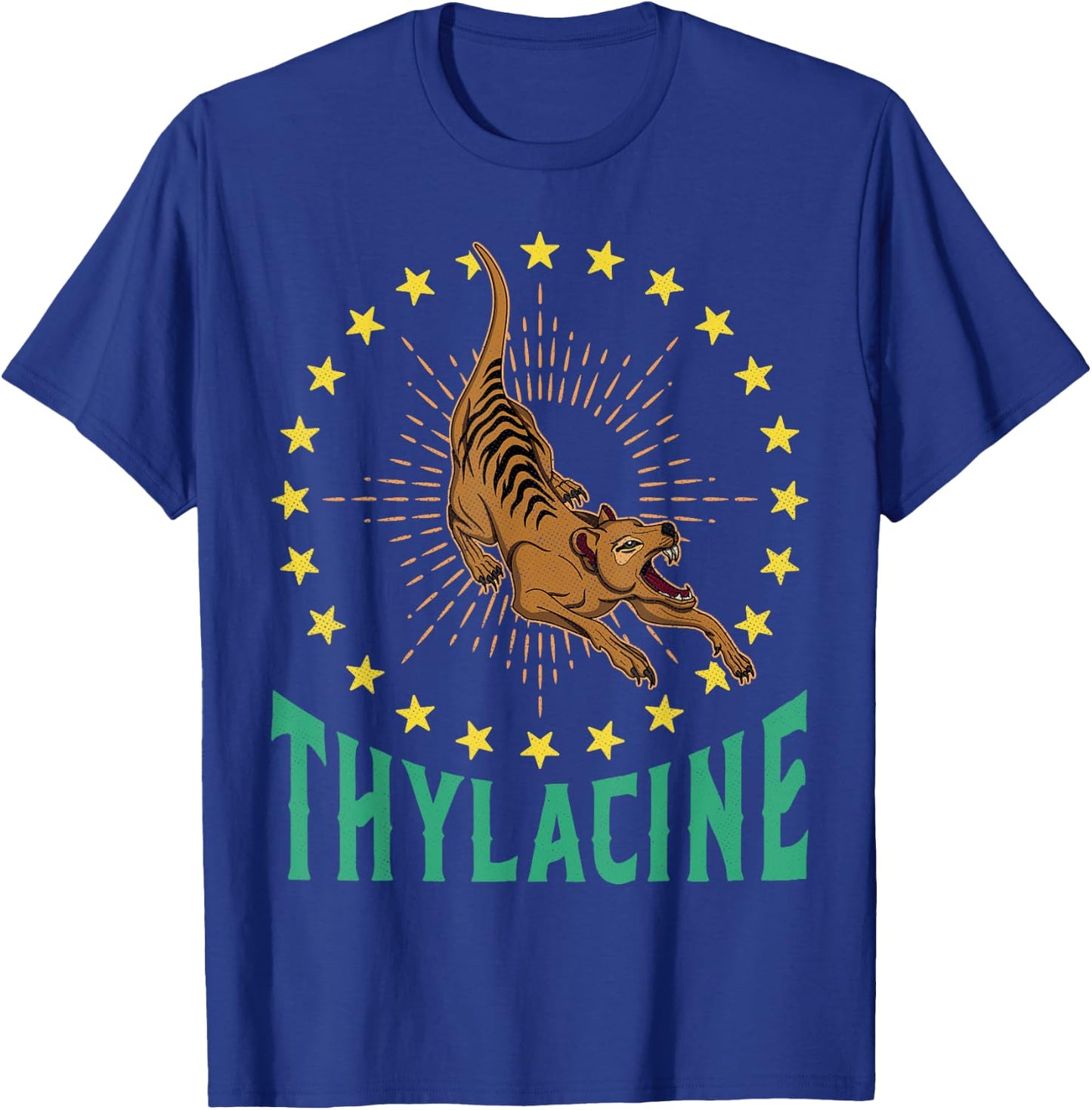 Thylacine Tasmanian biologist national cynocephalus Tasmania T-Shirt - T-Shirt | Royal