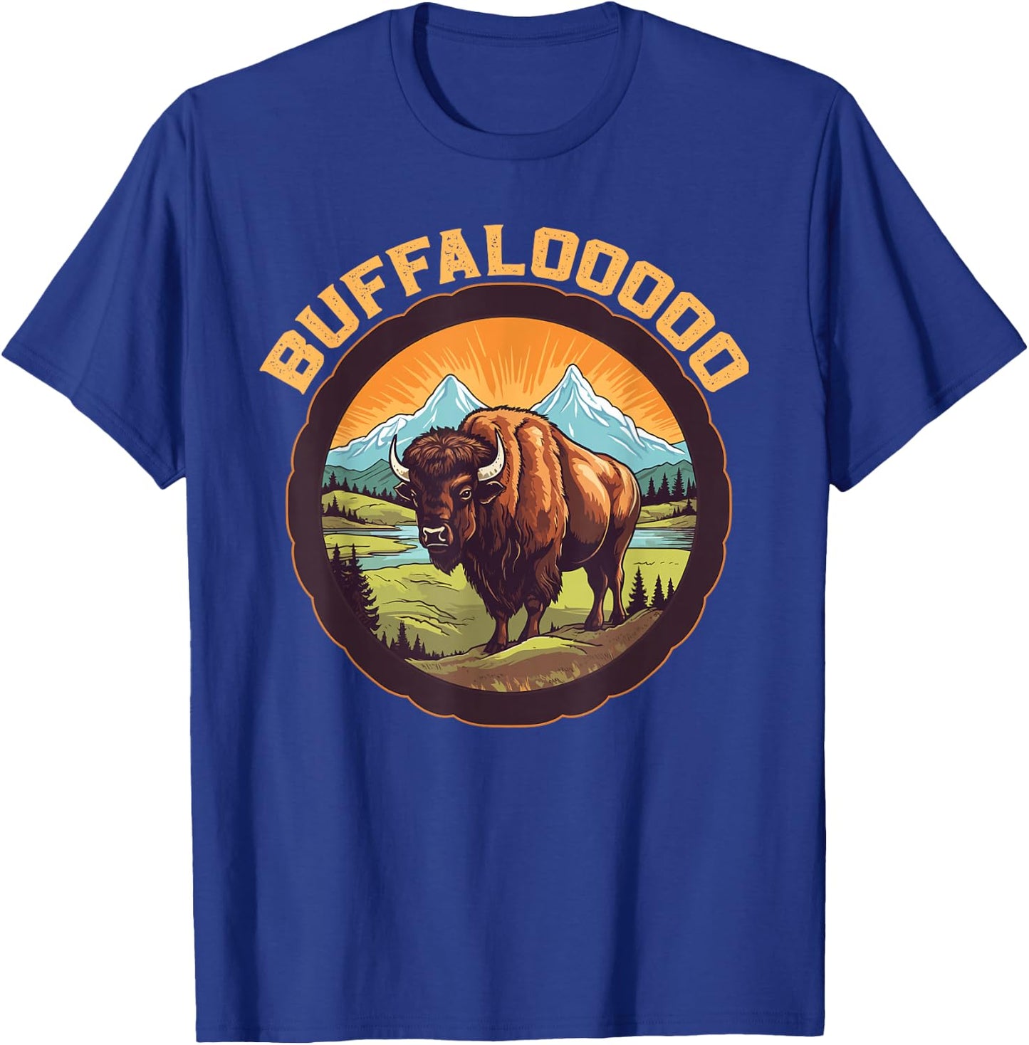 Lucky Buffalo Casino Slot Machine BUFFALOOOOO Gambling T-Shirt - T-Shirt | Royal