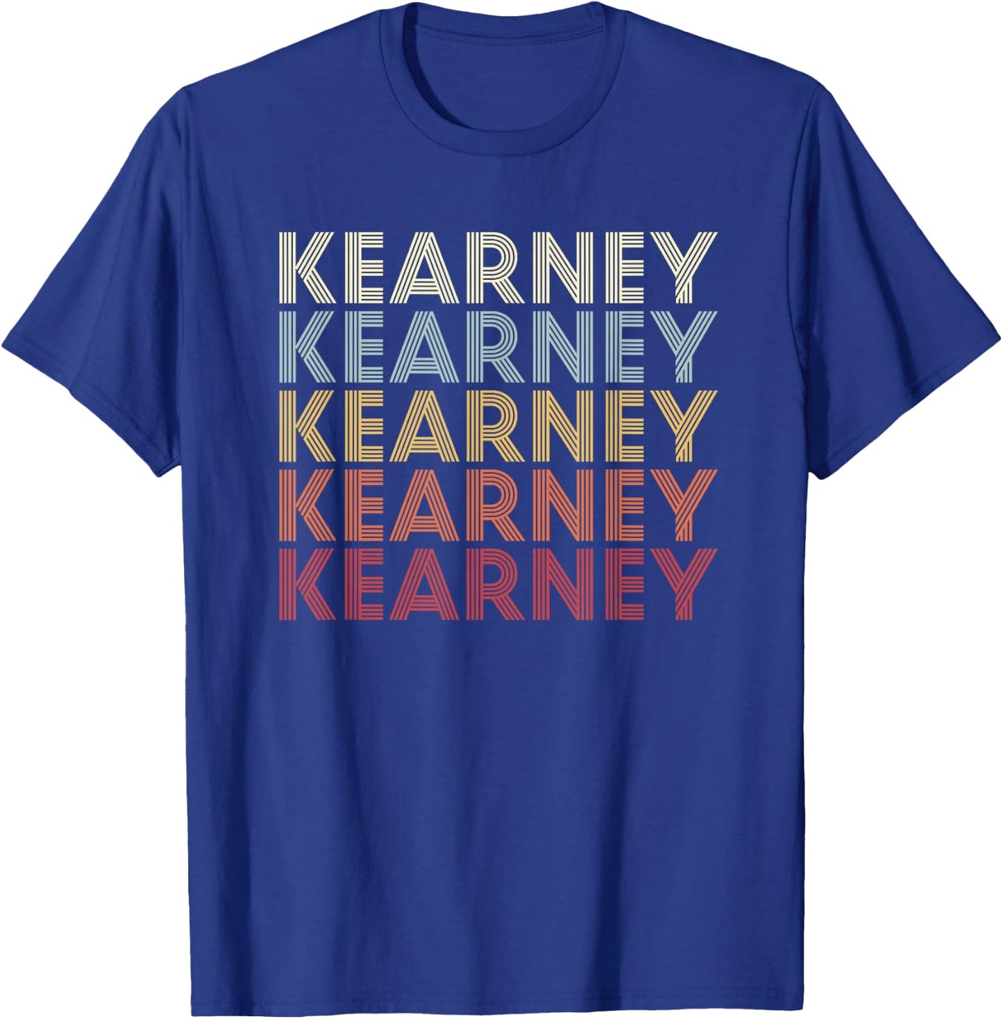 Kearney Missouri Kearney MO Retro Vintage Text T-Shirt - T-Shirt | Royal