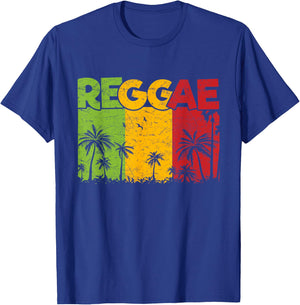 Reggae Rastafari Rasta Jamaica Reggae Music T-Shirt - T-Shirt | Royal