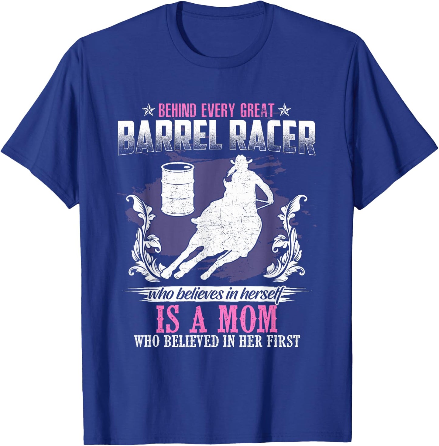 Barrel Racing Shirt Women Girls Horse Barrel Racing T-Shirt - T-Shirt | Royal