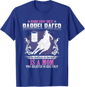 Barrel Racing Shirt Women Girls Horse Barrel Racing T-Shirt - T-Shirt | Royal