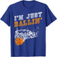 Basketball Gift Coach Player Boys Girls Men Youth Baller Small T-Shirt - T-Shirt | Royal