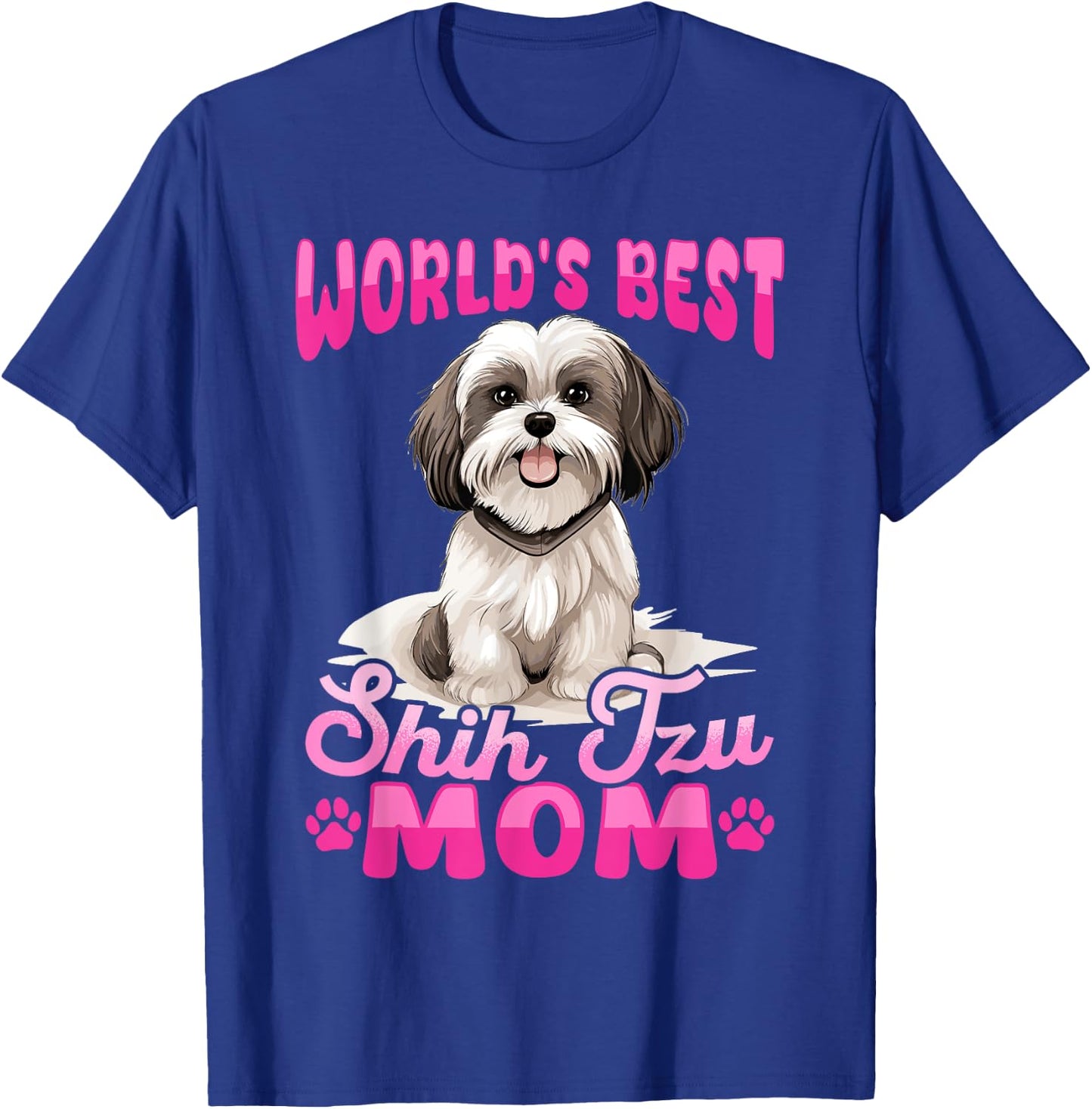 Shih Tzu Hsi Shih dog Pet Dog Breed Best Shih Tzu Mom Women Kids T-Shirt - T-Shirt | Royal