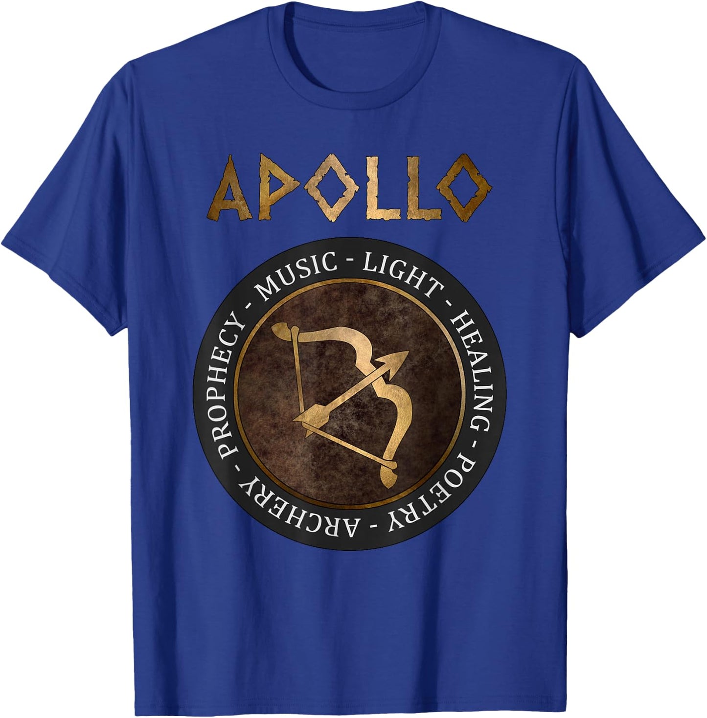 Apollo Ancient Greek God Bow of Apollo T-Shirt - T-Shirt | Royal