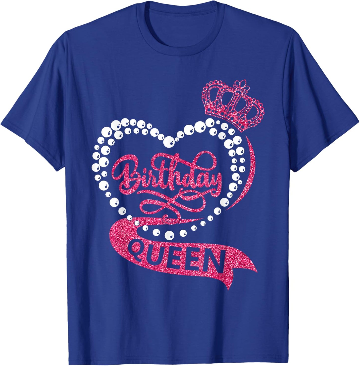 Birthday Queen Squad It's My Birthday Girls Women Matching T-Shirt - T-Shirt | Royal