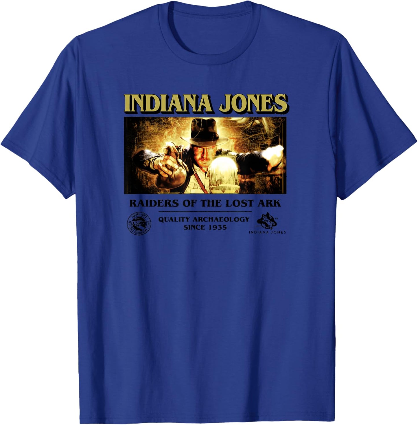 Indiana Jones Raiders of The Lost Ark Quality Archaeology T-Shirt - T-Shirt | Royal