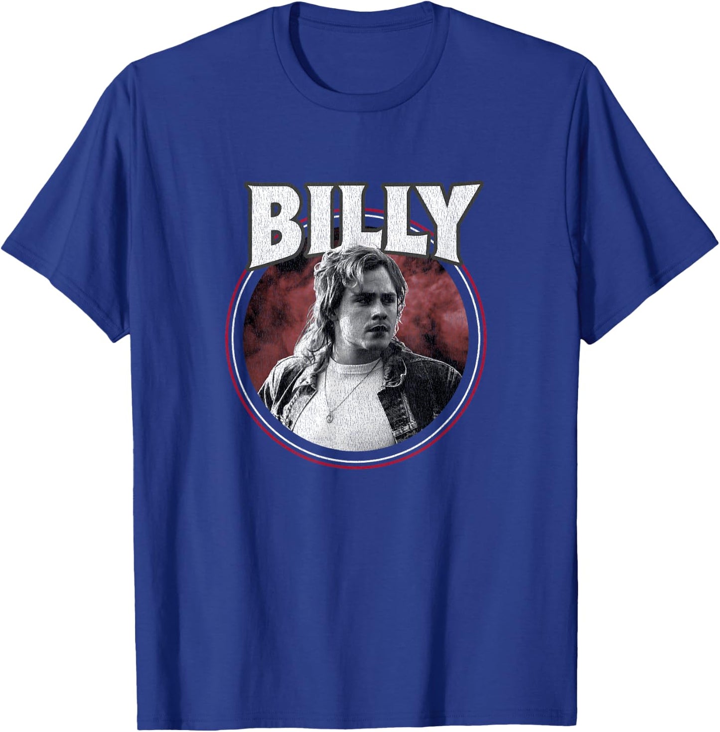 Stranger Things Billy Hargrove Rock Star Retro 80's Icon T-Shirt - T-Shirt | Royal