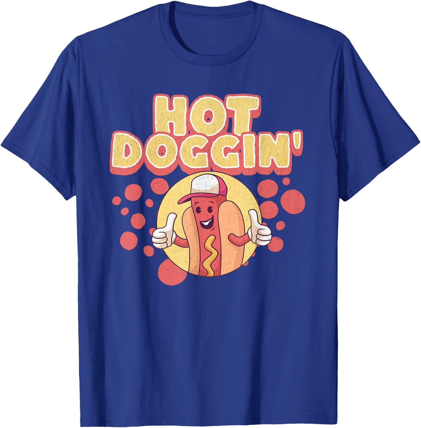 Funny Hot Dog Sausage Wiener Hot Doggin' Women T-Shirt - T-Shirt | Royal
