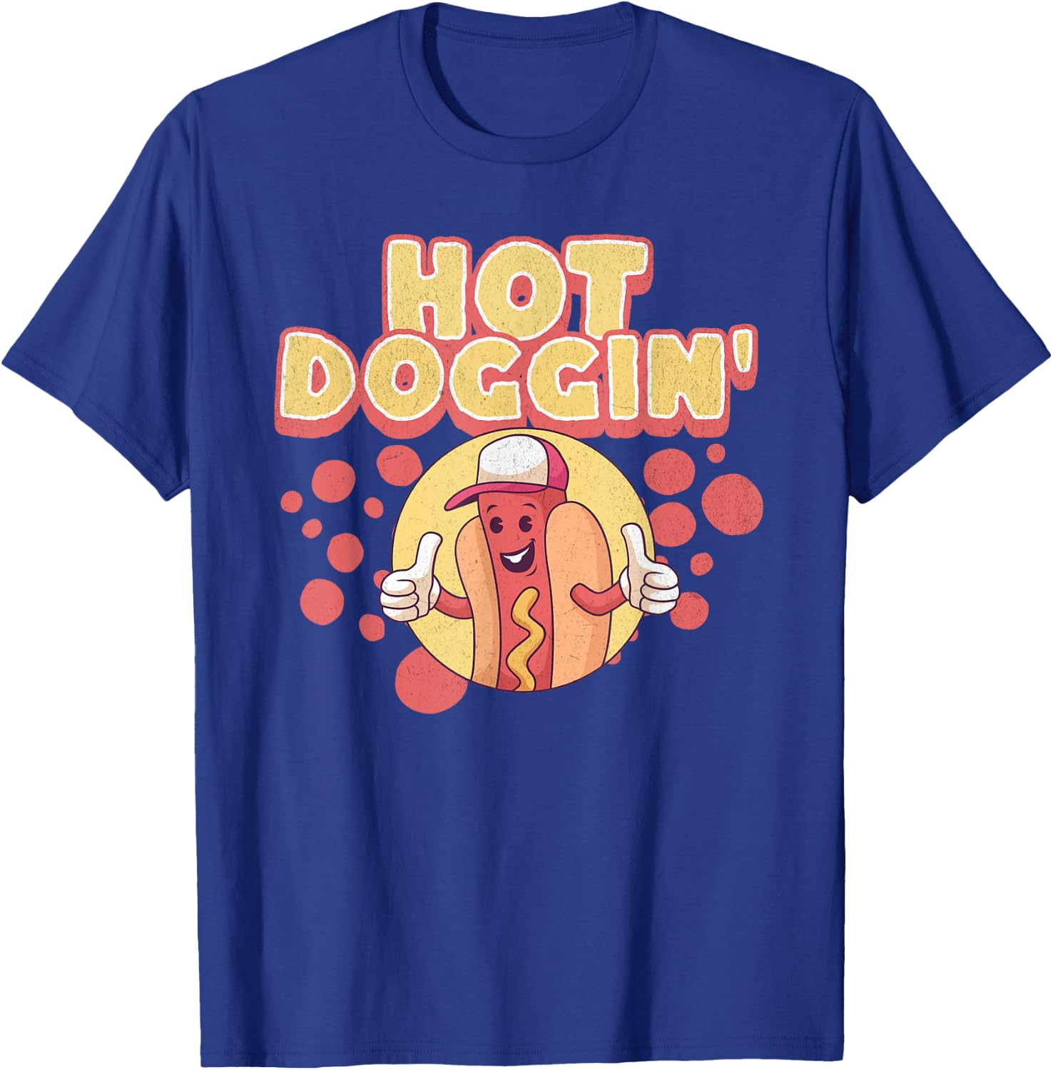 Funny Hot Dog Sausage Wiener Hot Doggin' Women T-Shirt - T-Shirt | Royal