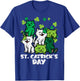 St Patricks Catricks Day Cats Saint Pattys Women Girls Kids T-Shirt - T-Shirt | Royal