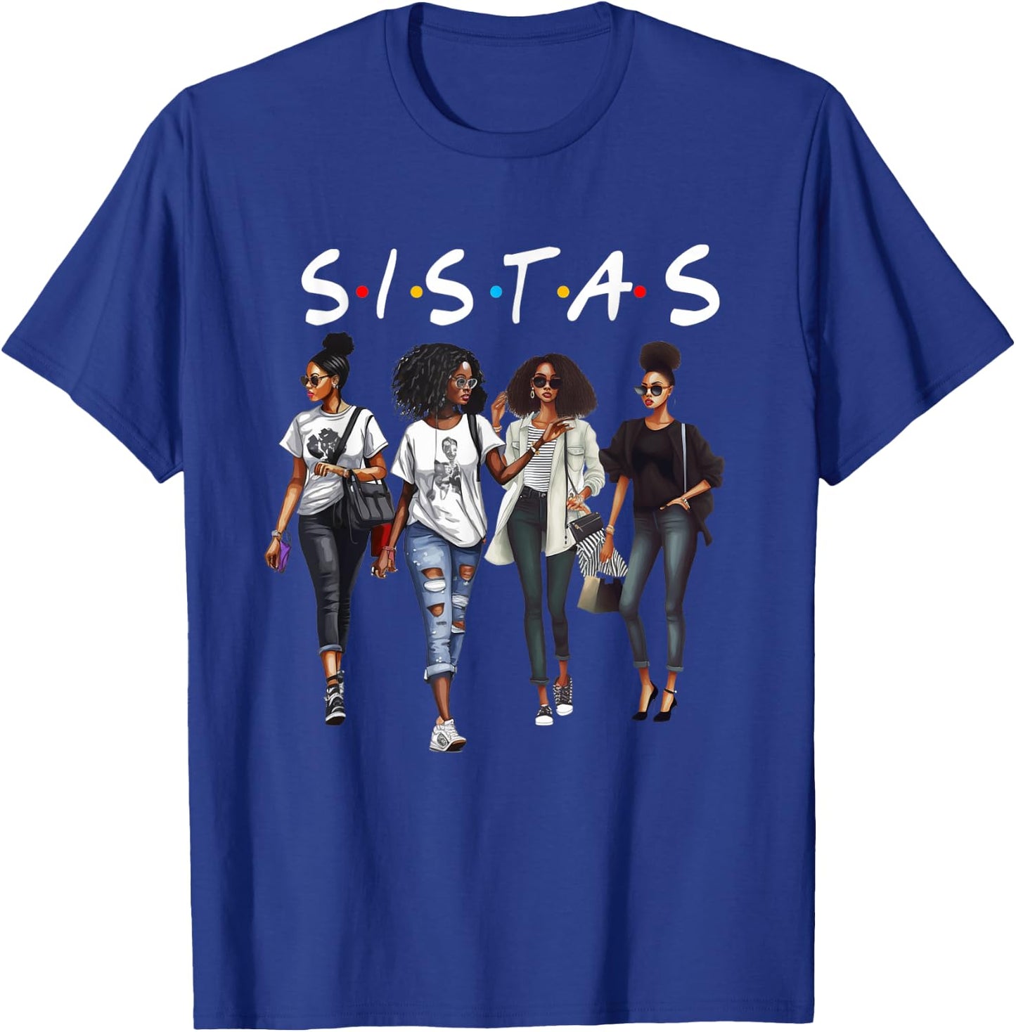 Melanin Queen African American Pride Black Girl Magic Attire T-Shirt - T-Shirt | Royal