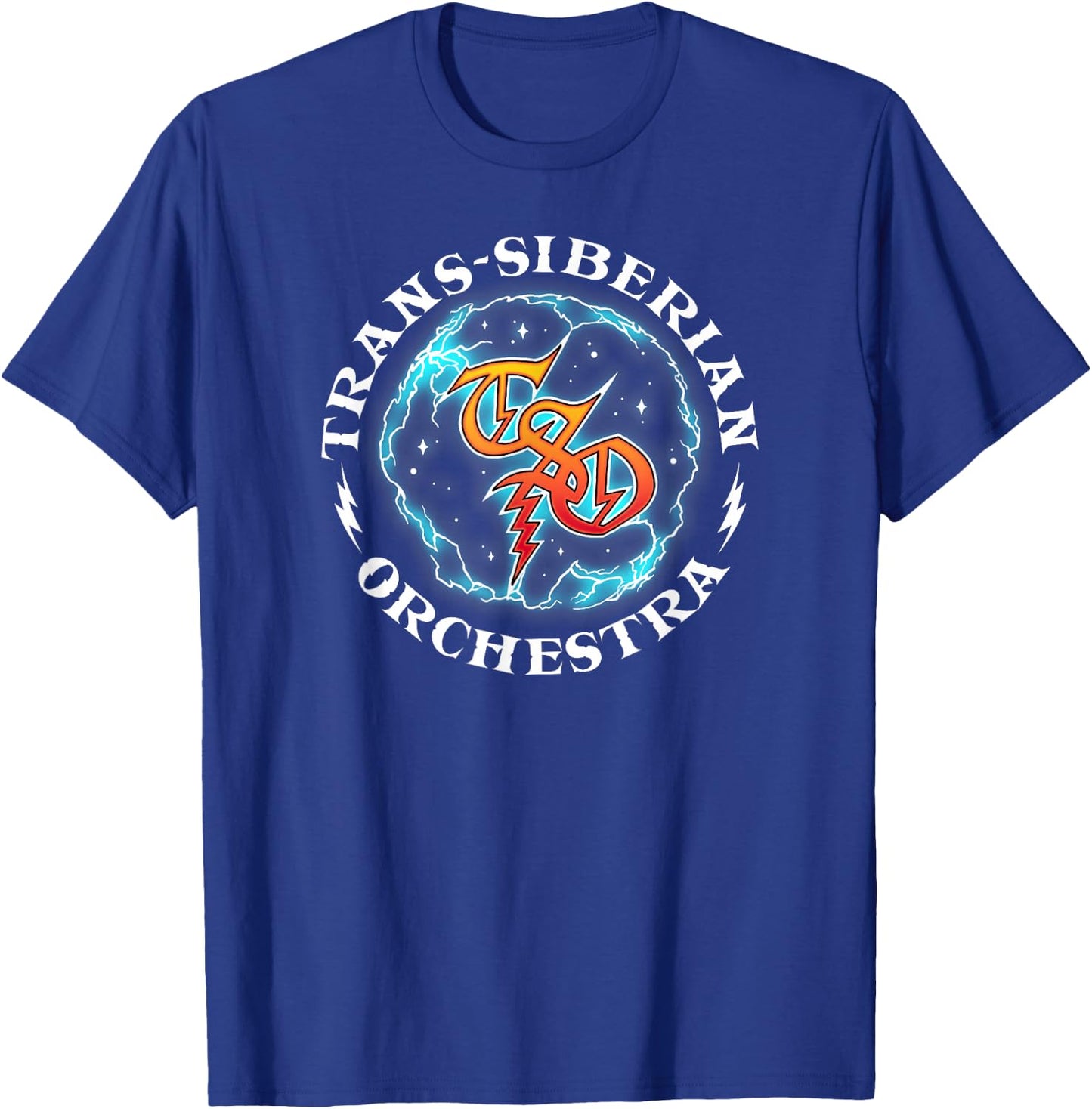 Trans-Siberian Orchestra – Lightning Logo T-Shirt - T-Shirt | Royal