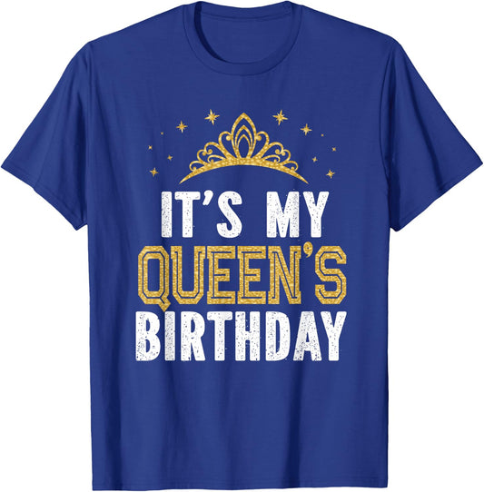 It's My Queen's Birthday Party Family Matching T-Shirt - T-Shirt | Royal