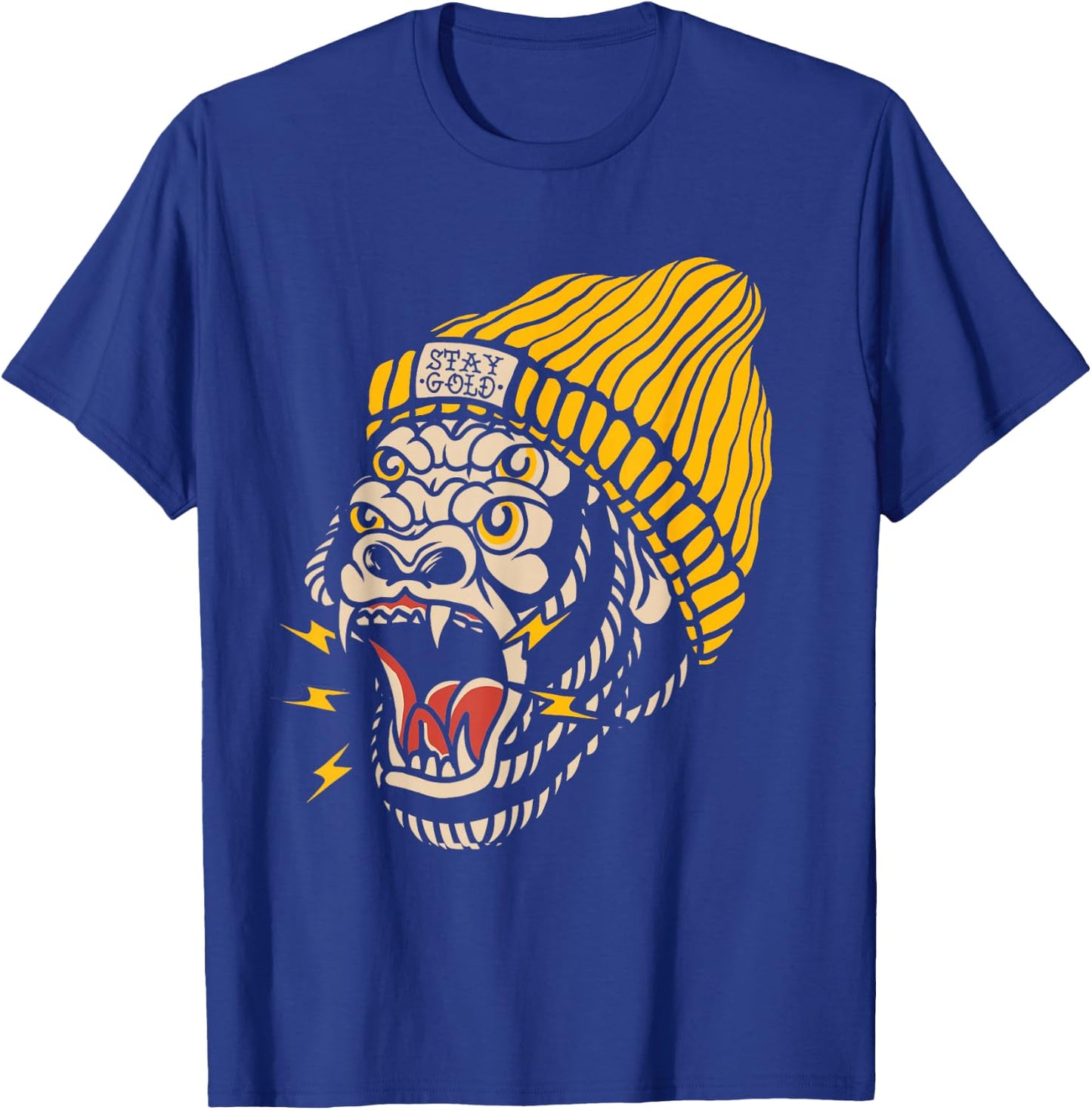 Gorilla Inked Flash Old School Ink Addict Traditional Tattoo T-Shirt - T-Shirt | Royal