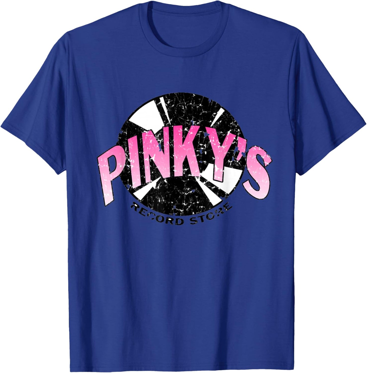Pinky's Record Store Vinyl Opened Every Friday T-Shirt - T-Shirt | Royal