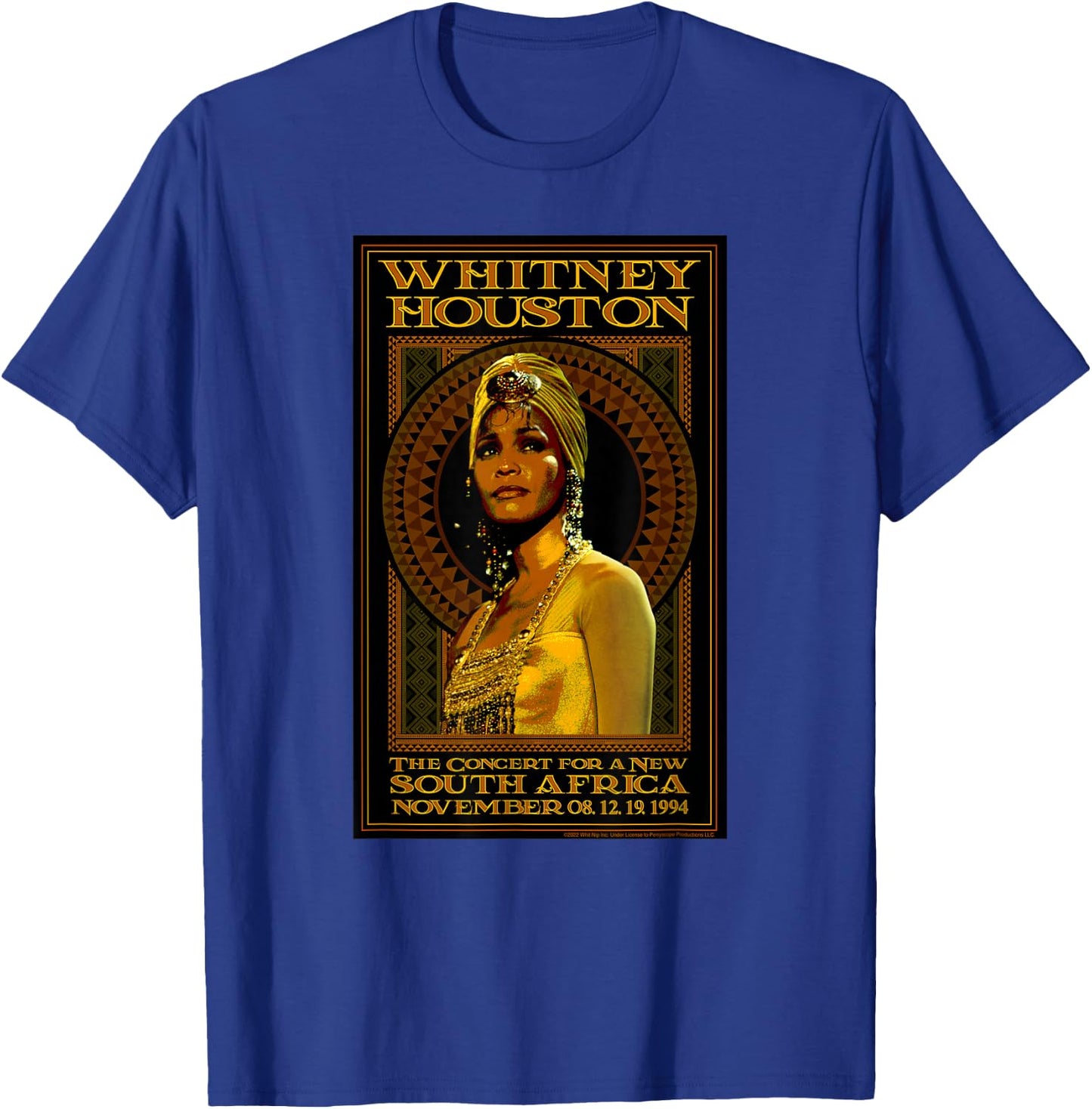 Whitney Houston The Concert for a New South Africa T-Shirt - T-Shirt | Royal