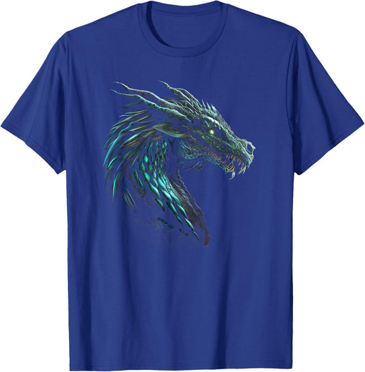 Cool Green Emerald Dragon T-Shirt - T-Shirt | Royal