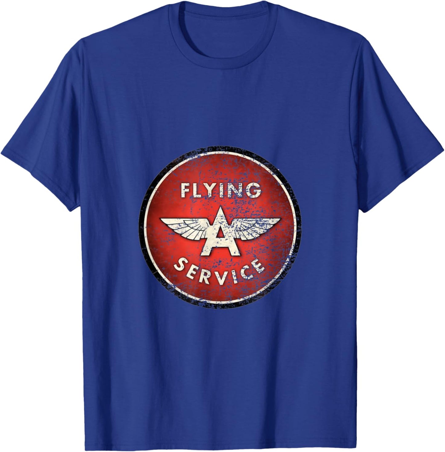 Vintage Flying A Gas Station T-Shirt - T-Shirt | Royal